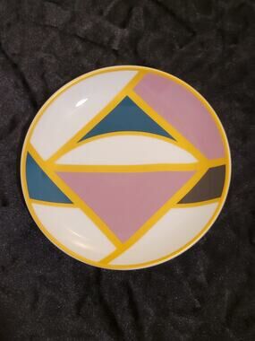 Modern Abstract Geometric Accent Plates by At Home - Set of 5 (6-Inch)